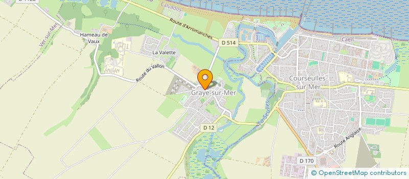 localisation de l'entreprise MADAME CHRISTELLE MALAS  GRAYE-SUR-MER