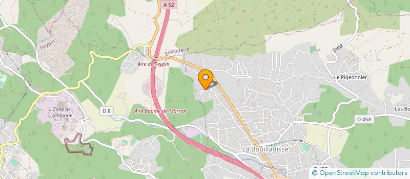 localisation de l'entreprise MADAME CHRISTELLE MALGONNE  LA BOUILLADISSE