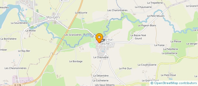 localisation de l'entreprise MADAME CHRISTELLE MALHERRE  AVAILLES-SUR-SEICHE