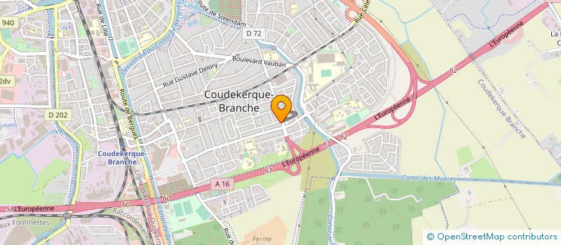 localisation de l'entreprise MADAME CHRISTELLE MALLY à COUDEKERQUE-BRANCHE