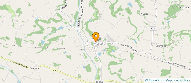 localisation de l'entreprise MADAME CHRISTELLE MANCHES  MARSOLAN