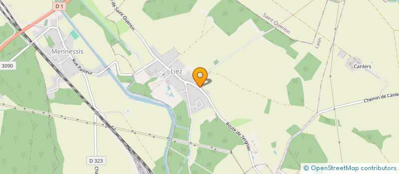 localisation de l'entreprise MADAME CHRISTELLE MANGIN  LIEZ