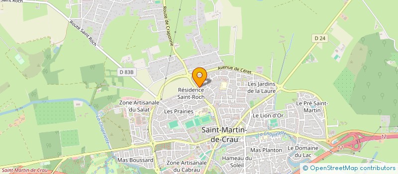 localisation de l'entreprise MADAME CHRISTELLE MANUEL à SAINT-MARTIN-DE-CRAU