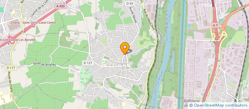 localisation de l'entreprise MADAME CHRISTELLE MARCONNET à IRIGNY