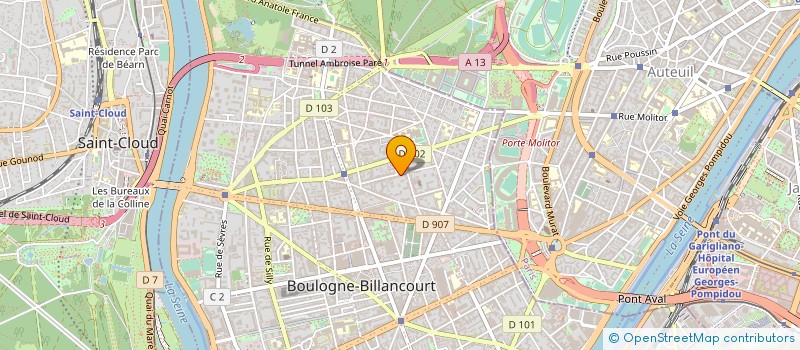 localisation de l'entreprise MADAME CHRISTELLE MARI DUBE à BOULOGNE-BILLANCOURT