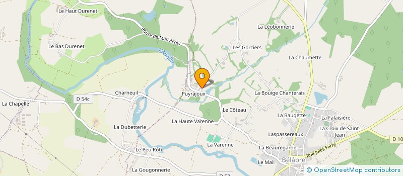 localisation de l'entreprise MADAME CHRISTELLE MARICOURT à SAINT-HILAIRE-SUR-BENAIZE