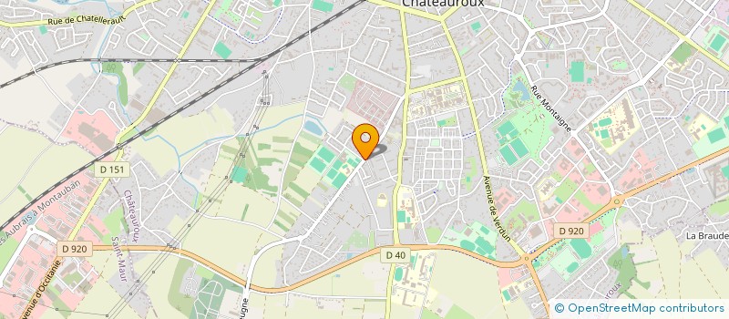 localisation de l'entreprise MADAME CHRISTELLE MARIEN à CHATEAUROUX