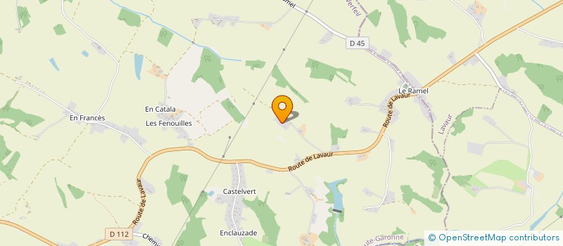 localisation de l'entreprise MADAME CHRISTELLE MARIN  VERFEIL