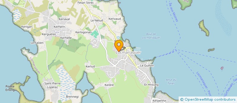 localisation de l'entreprise MADAME CHRISTELLE MARQUER  LOCMARIAQUER