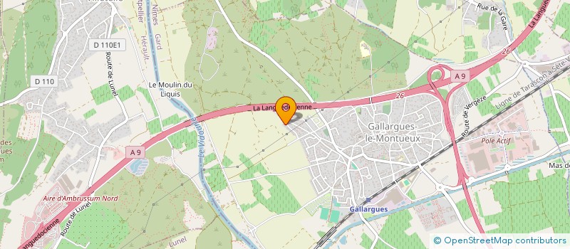 localisation de l'entreprise MADAME CHRISTELLE MARSAL  GALLARGUES-LE-MONTUEUX