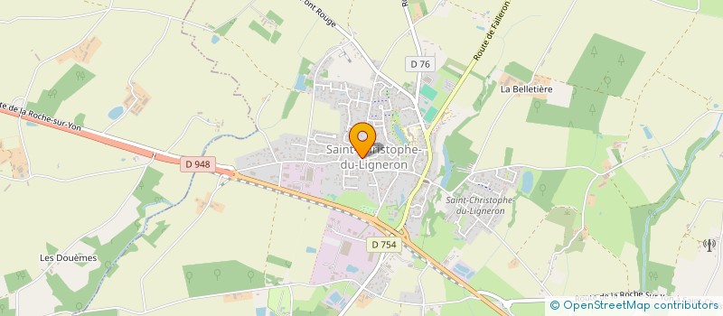 localisation de l'entreprise MADAME CHRISTELLE MARTIN à SAINT-CHRISTOPHE-DU-LIGNERON