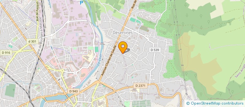 localisation de l'entreprise MADAME CHRISTELLE MARTIN  DESERTINES