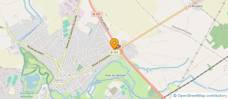 localisation de l'entreprise MADAME CHRISTELLE MARTIN à DEOLS