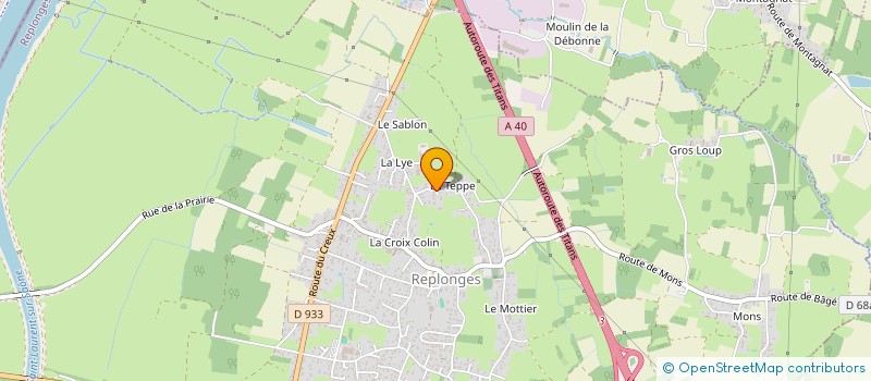 localisation de l'entreprise MADAME CHRISTELLE MARTIN à REPLONGES