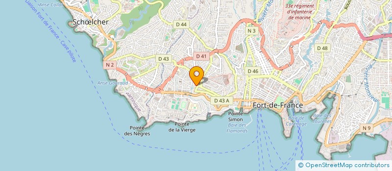 localisation de l'entreprise MADAME CHRISTELLE MARTINEL à FORT-DE-FRANCE