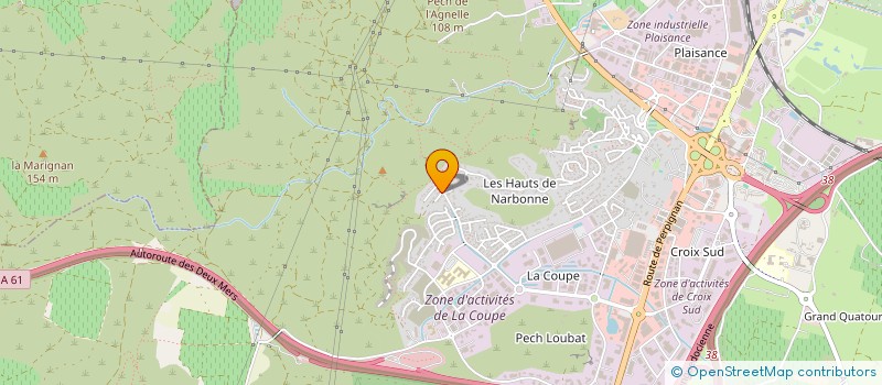 localisation de l'entreprise MADAME CHRISTELLE MASSE  NARBONNE