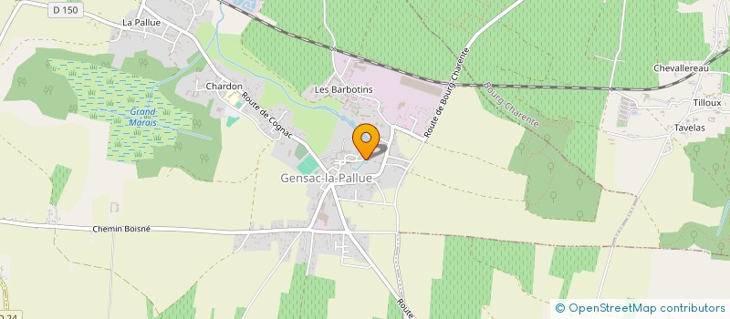 localisation de l'entreprise MADAME CHRISTELLE MASSON à JUILLAC-LE-COQ