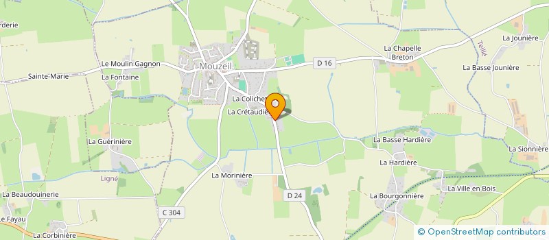 localisation de l'entreprise MADAME CHRISTELLE MASSON  MOUZEIL