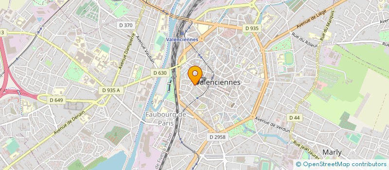 localisation de l'entreprise MADAME CHRISTELLE MATHIEU à VALENCIENNES