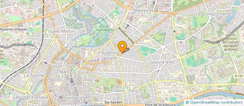 localisation de l'entreprise MADAME CHRISTELLE MATTEI  RENNES