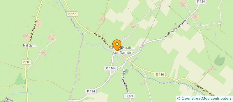 localisation de l'entreprise MADAME CHRISTELLE MAUGUIER à BEAUREPAIRE-SUR-SAMBRE
