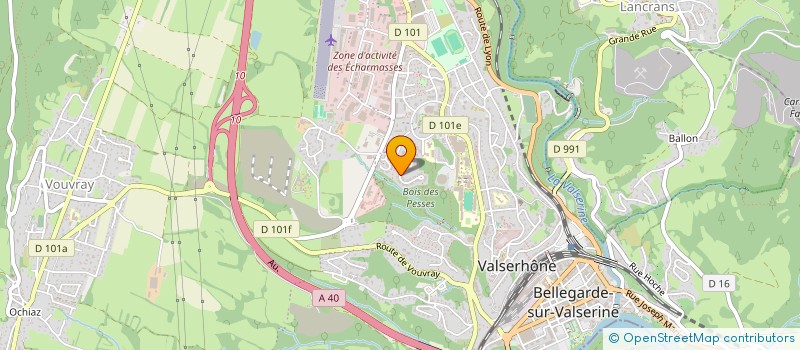 localisation de l'entreprise MADAME CHRISTELLE MAZEAU à VALSERHONE