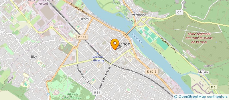 localisation de l'entreprise MADAME CHRISTELLE MBUYI WA MBUYI  VERNON