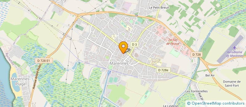 localisation de l'entreprise MADAME CHRISTELLE MECHIN à MARENNES-HIERS-BROUAGE