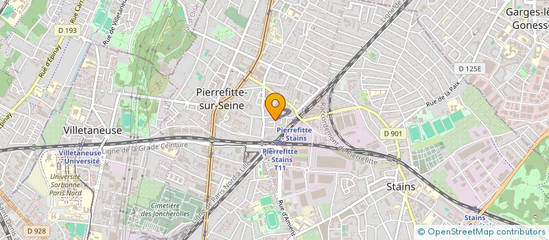 localisation de l'entreprise MADAME CHRISTELLE MEDED  PIERREFITTE-SUR-SEINE