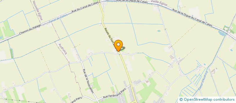 localisation de l'entreprise MADAME CHRISTELLE MEFEU  AUDRUICQ