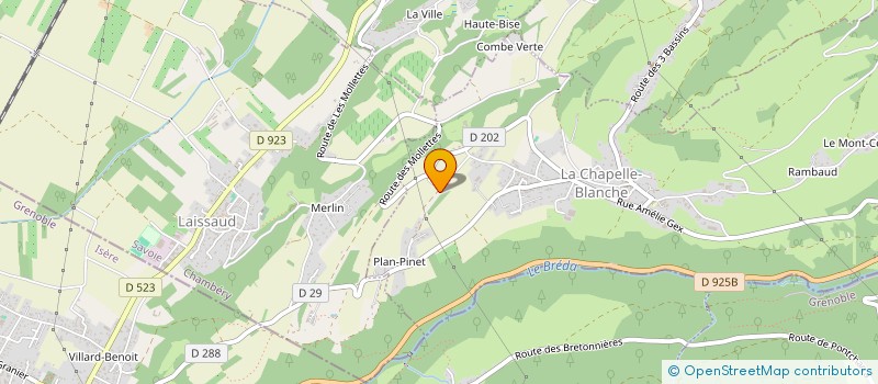 localisation de l'entreprise MADAME CHRISTELLE MENDEZ  LA CHAPELLE-BLANCHE