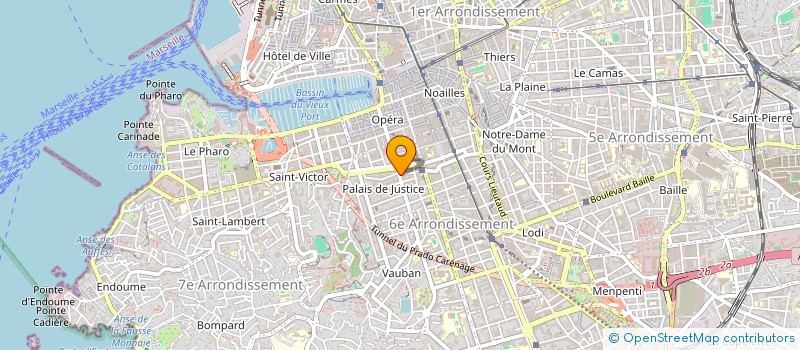 localisation de l'entreprise MADAME CHRISTELLE MENNELLA  MARSEILLE