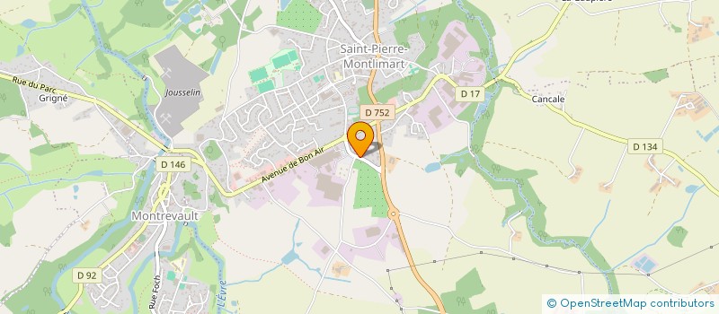 localisation de l'entreprise MADAME CHRISTELLE MERAND  BEAUPREAU-EN-MAUGES