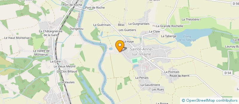 localisation de l'entreprise MADAME CHRISTELLE MERCIER à SAINTE-ANNE-SUR-VILAINE