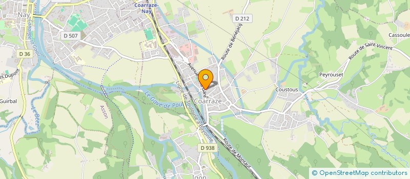 localisation de l'entreprise MADAME CHRISTELLE MERCIER  COARRAZE