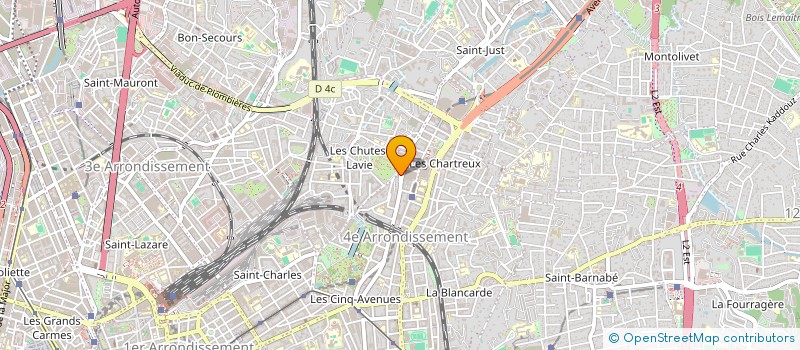 localisation de l'entreprise MADAME CHRISTELLE MERCIER à MARSEILLE
