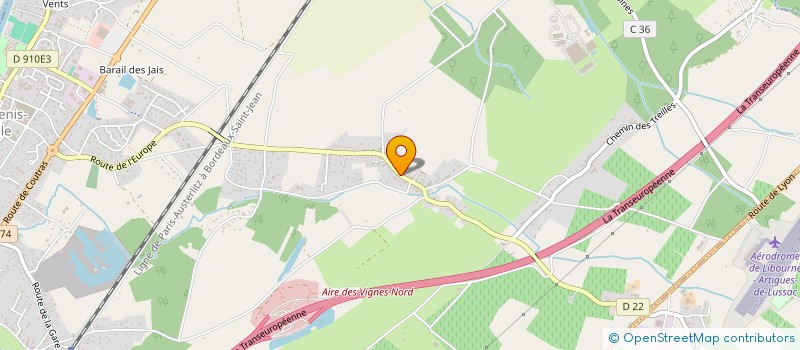 localisation de l'entreprise MADAME CHRISTELLE MERLET  SAINT-DENIS-DE-PILE