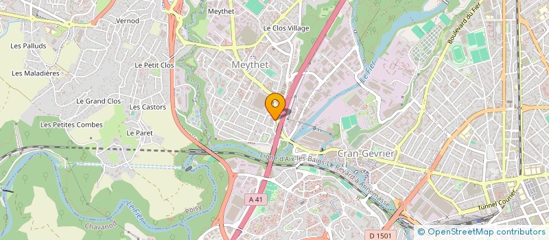 localisation de l'entreprise MADAME CHRISTELLE MESSAOUDI à ANNECY