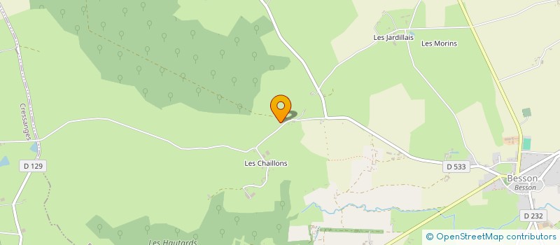 localisation de l'entreprise MADAME CHRISTELLE METENIER  CHEMILLY