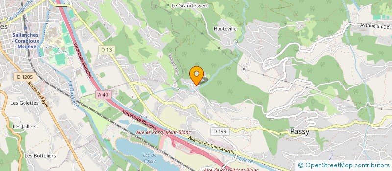 localisation de l'entreprise MADAME CHRISTELLE METRAL  PASSY