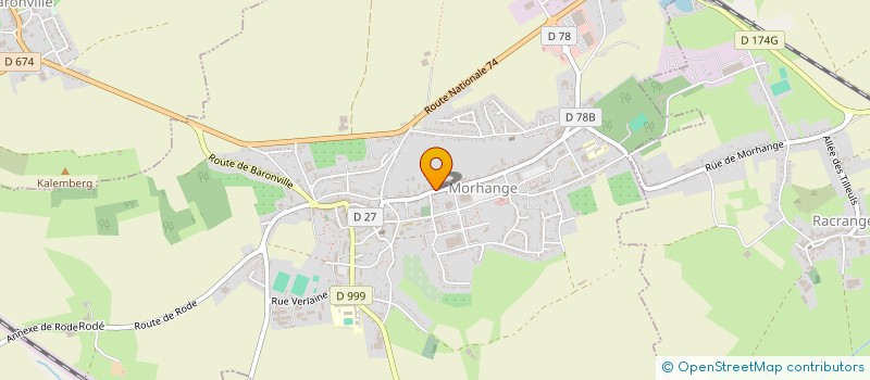 localisation de l'entreprise MADAME CHRISTELLE METRICH  MORHANGE