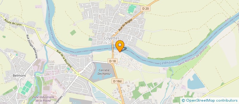 localisation de l'entreprise MADAME CHRISTELLE MEUNIER  SAINT-ROMAIN-DE-JALIONAS