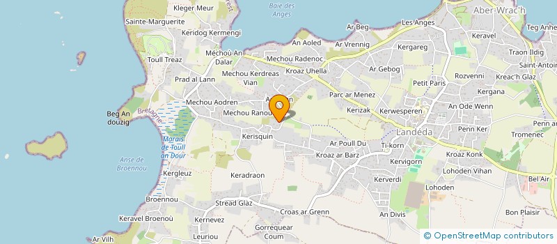 localisation de l'entreprise MADAME CHRISTELLE MICHELET  LANDEDA