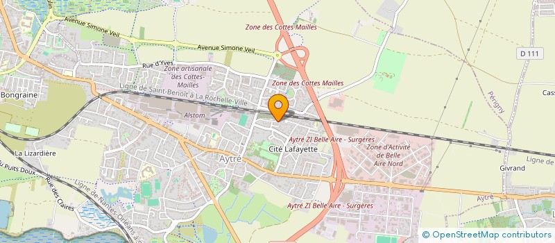 localisation de l'entreprise MADAME CHRISTELLE MIE  AYTRE