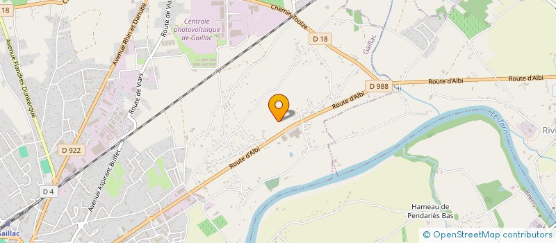 localisation de l'entreprise MADAME CHRISTELLE MIGNOT  GAILLAC