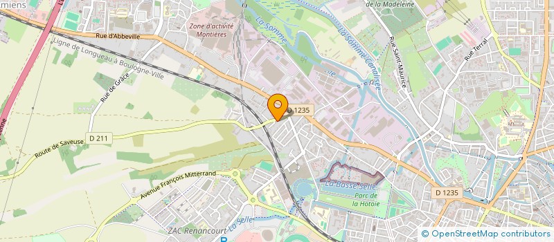 localisation de l'entreprise MADAME CHRISTELLE MILAN  AMIENS