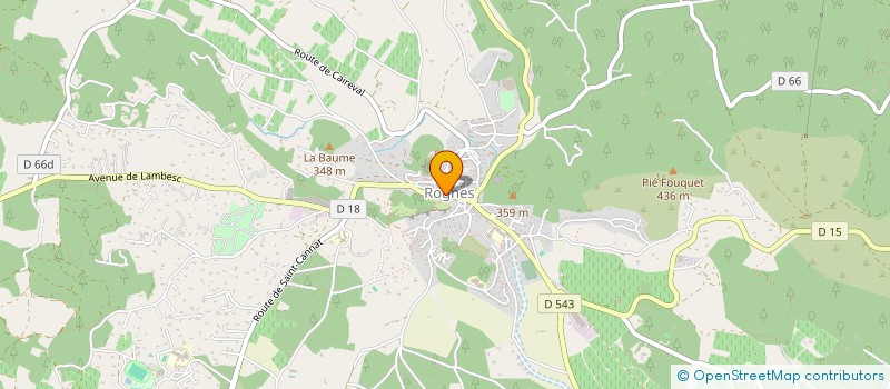 localisation de l'entreprise MADAME CHRISTELLE MILANI à ROGNES