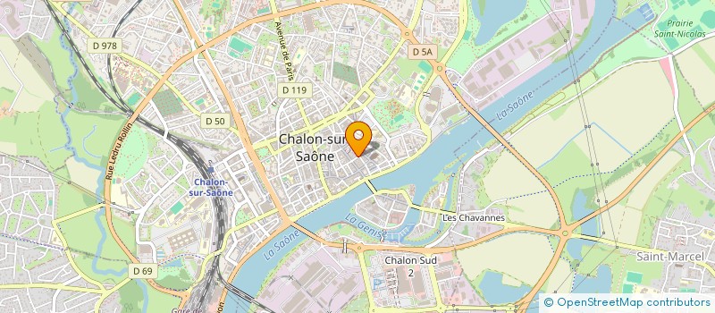 localisation de l'entreprise MADAME CHRISTELLE MILLION  CHALON-SUR-SAONE