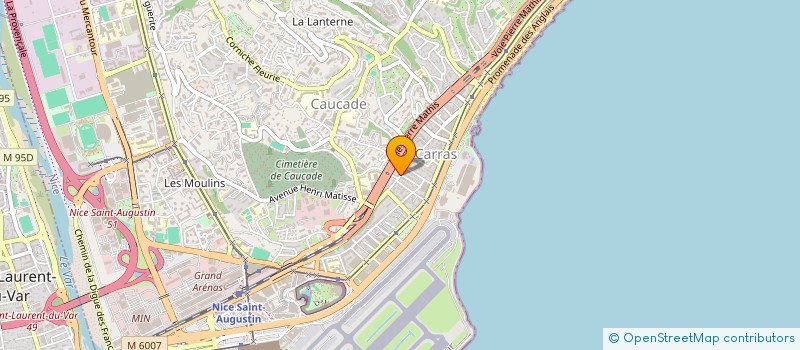 localisation de l'entreprise MADAME CHRISTELLE MIROUFE à NICE