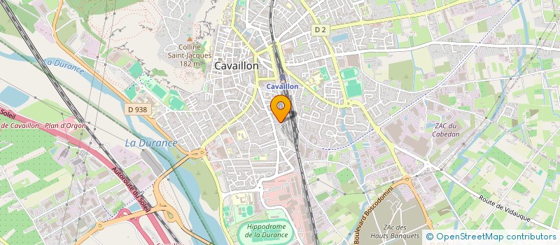 localisation de l'entreprise MADAME CHRISTELLE MOET  CAVAILLON